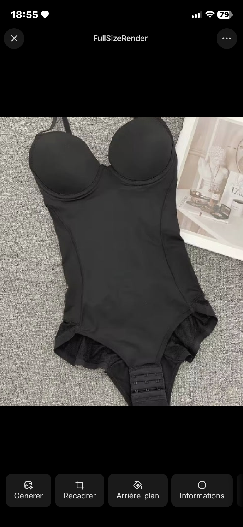 Body sculptant dentelle Push Up effet ventre plat et taille affinée