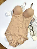 Body sculptant dentelle Push Up effet ventre plat et taille affinée